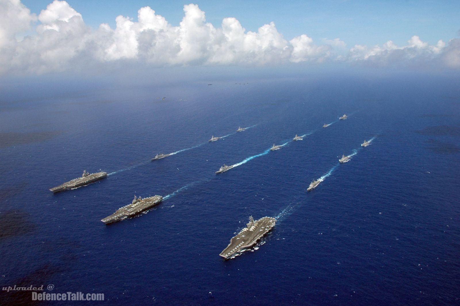 Aircarft Carrier Strike groups - Valiant Shield 2006.