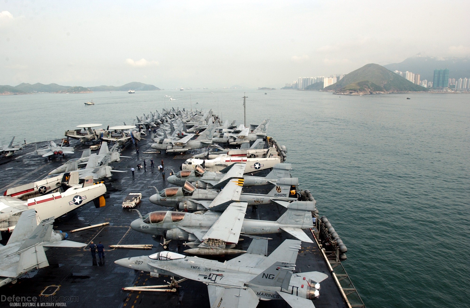 Aircraft on USS Kitty Hawk (CV 63) - US Navy