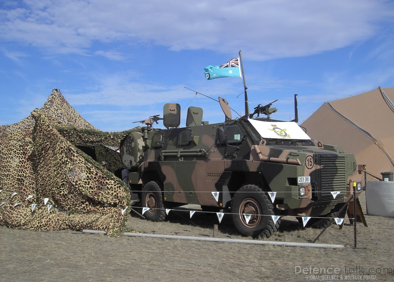 Airfield Defence Guard Bushmaster LanDef Exhibition at Avalon Air Show 2007