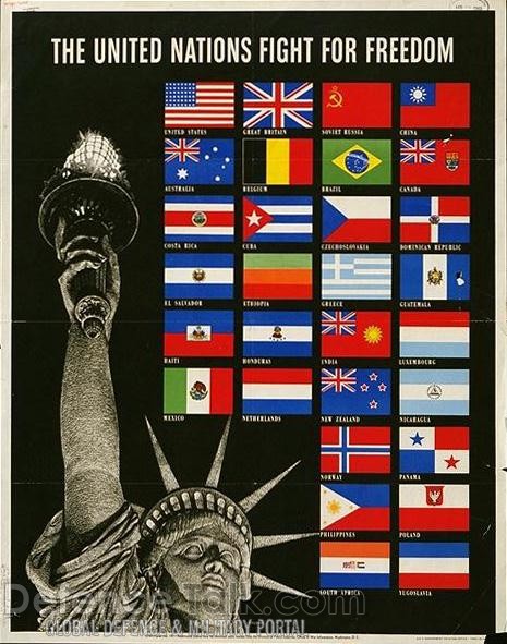 Allies Propaganda Poster - World War II