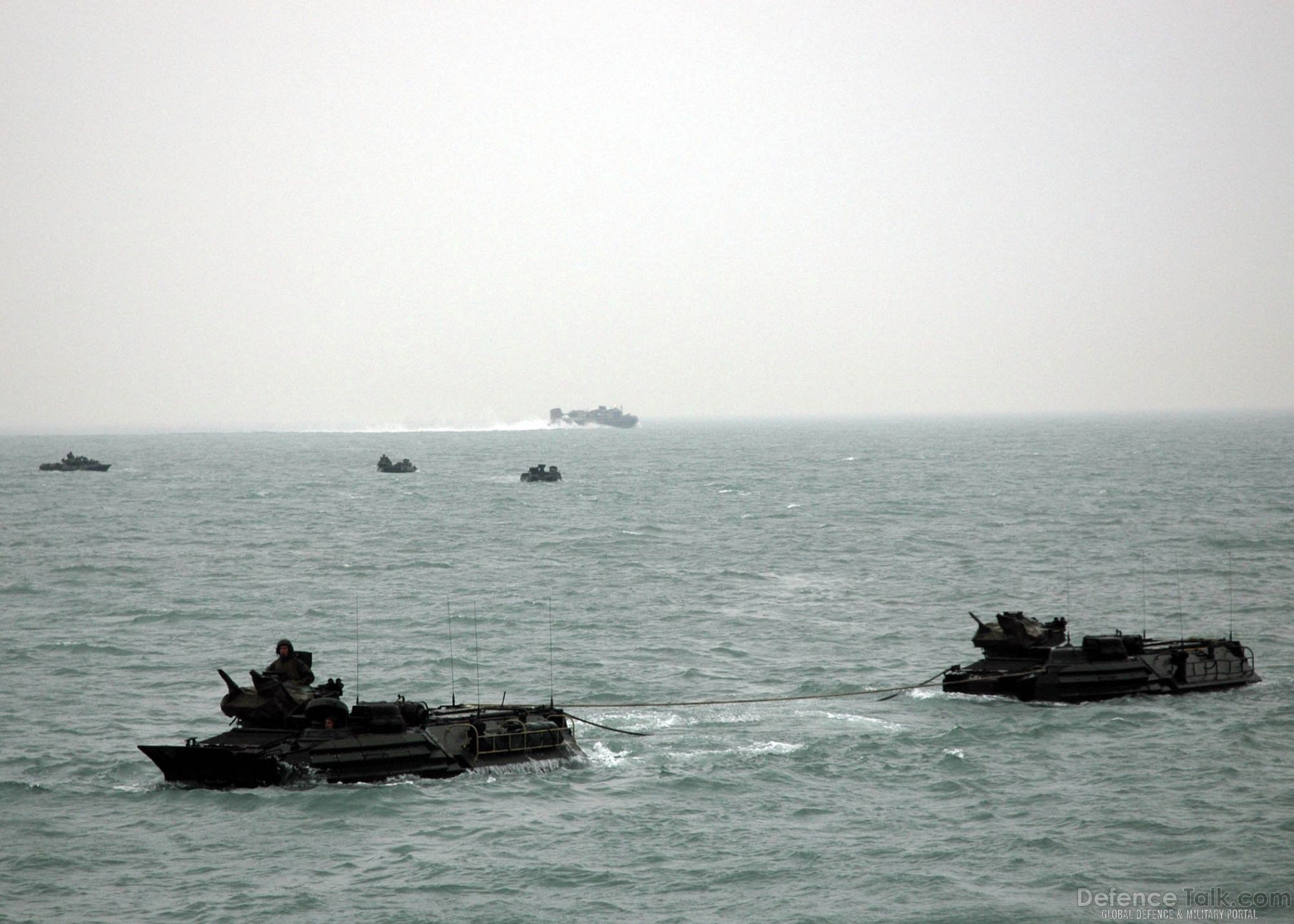 Amphibious Assault Vehicles - S. Korea, US Military Exercise