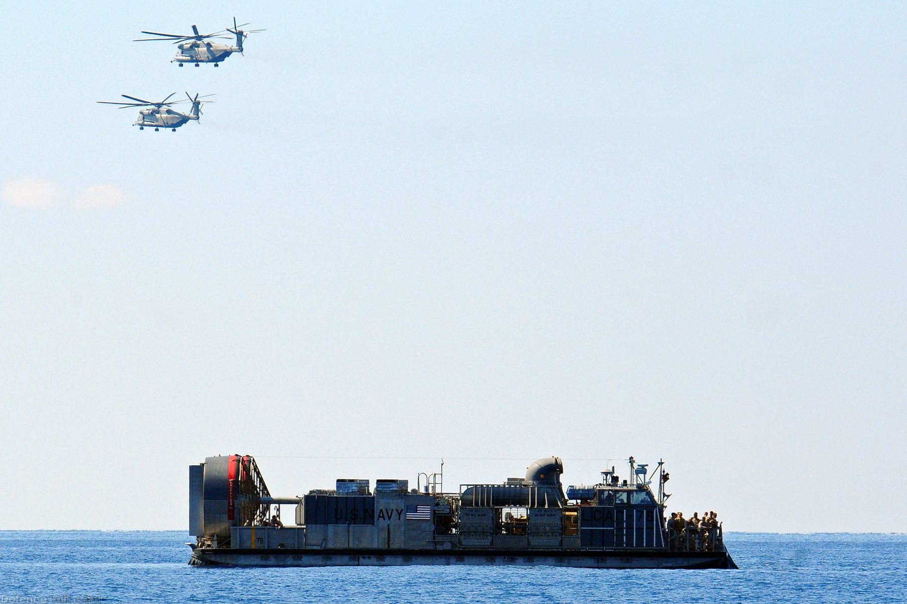 Amphibious beach assault demonstration