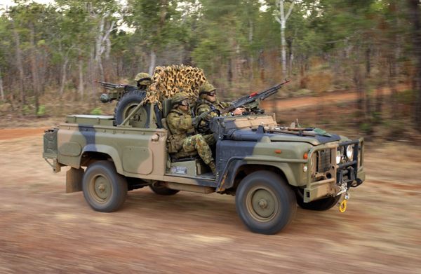 An ADGIE quick response vehicle at speed