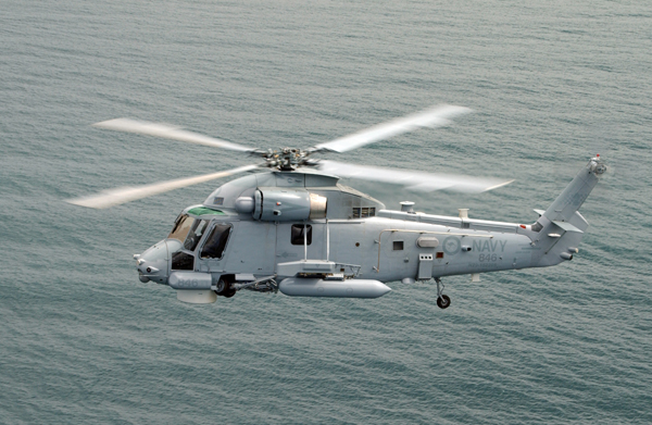 An Australian SH-2G Kaman Super Seasprite Helicopter