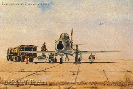 An F-86 Get Turned Around - December 1971, Sargodha