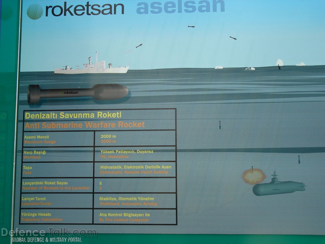 Anti Submarine Warfare Rocket / Roketsan and Aselsan