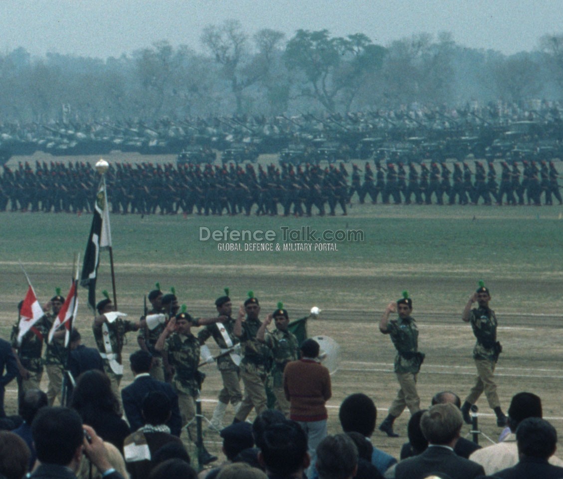 Army Saluting - Pak National Day Parade, March 1976
