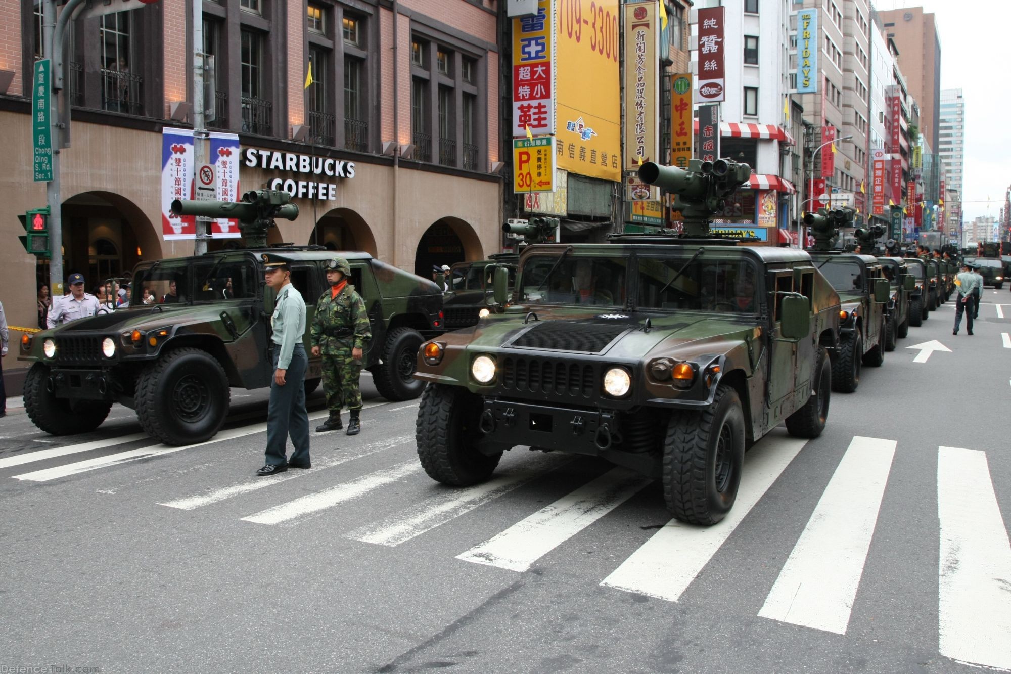 Army Vehicles at Military Parade - Taiwan Armed Forces