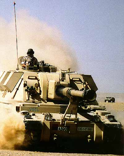 AS90 BRAVEHEART 155MM SELF PROPELLED HOWITZER, UK