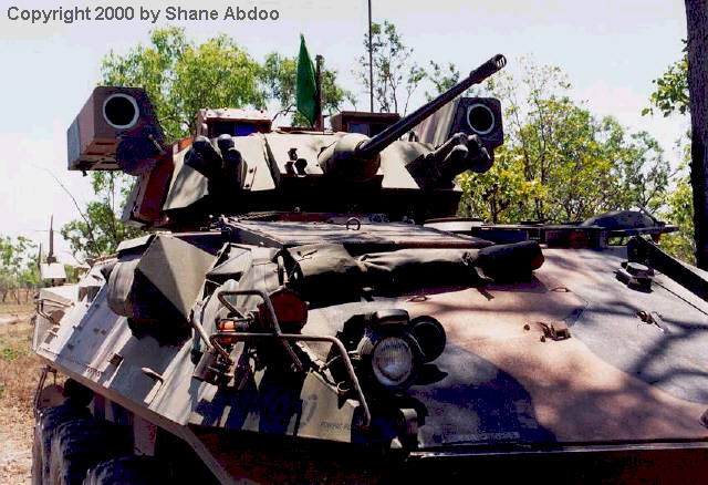 ASLAV TOW Turret test vehicle