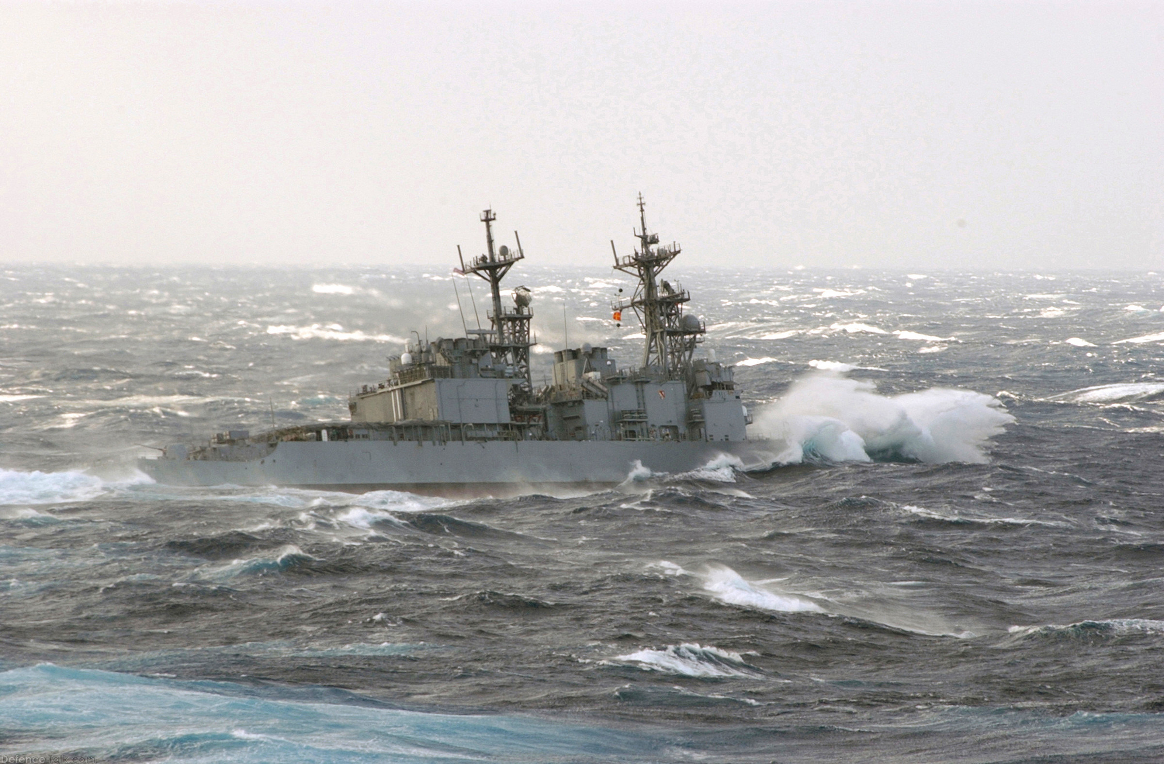 At sea with USS Paul F. Foster (DD 964)
