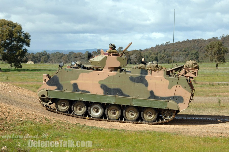 Australian Army's upgraded M113AS4 vehicle trials