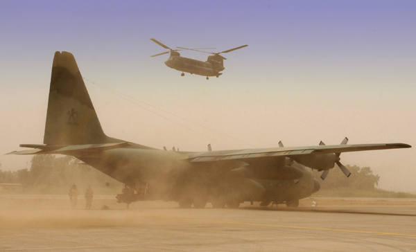 Australian Hercules - Baghdad Airport