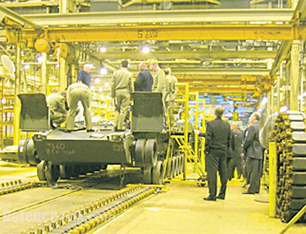 Australian M1A1's under going the re-manufacturing process prior to testing