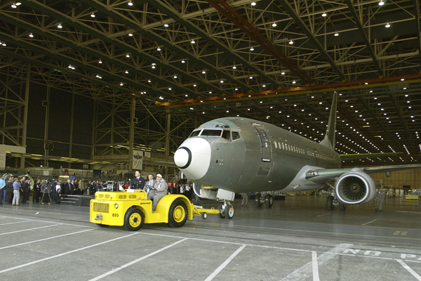 Australia's first Wedgetail AWACS aircraft