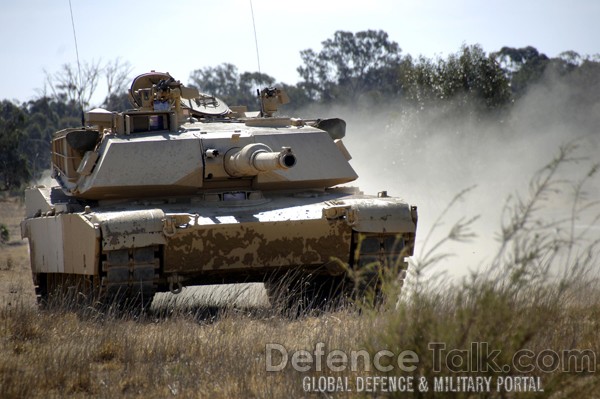 Australia's M1A1's on display