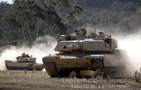 Australia's M1A1's on display