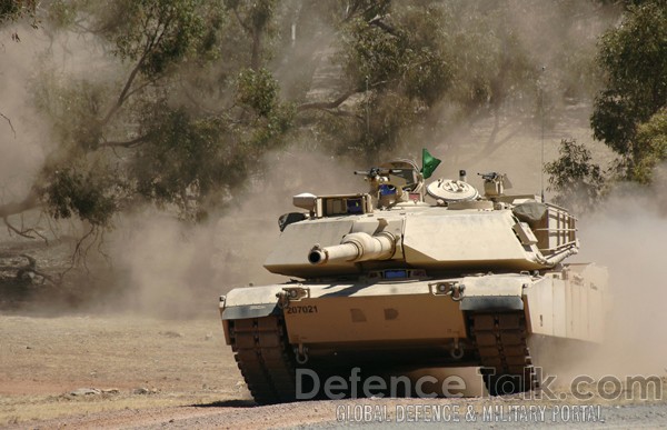 Australia's M1A1's on display