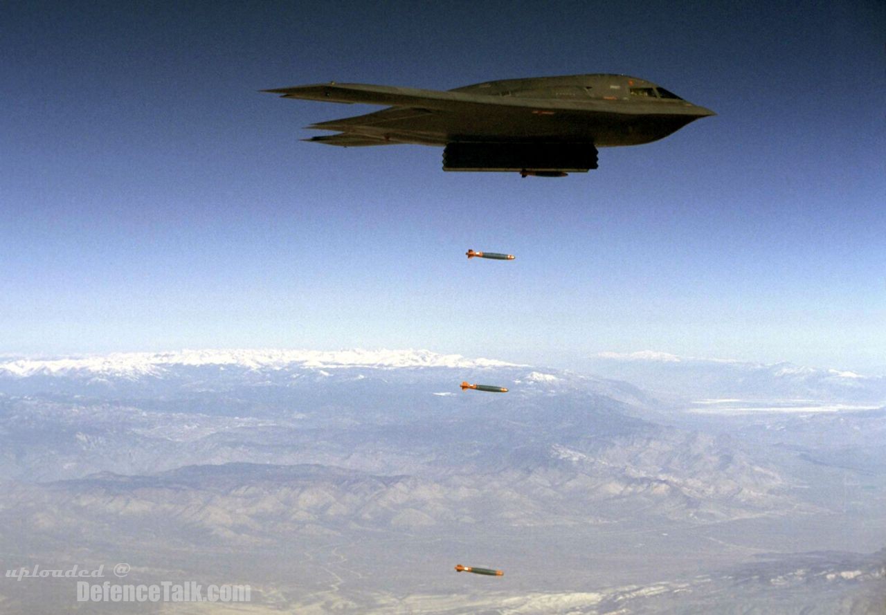 B-2 Spirit Bomber drops JDAM - US Air Force