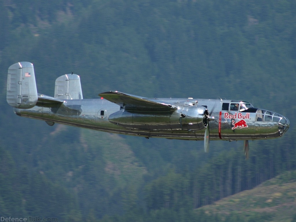 B-25J Mitchell Bomber Red Bull