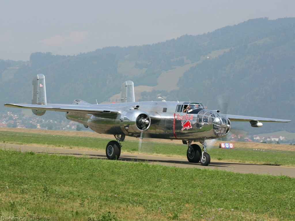 B-25J Mitchell Bomber Red Bull