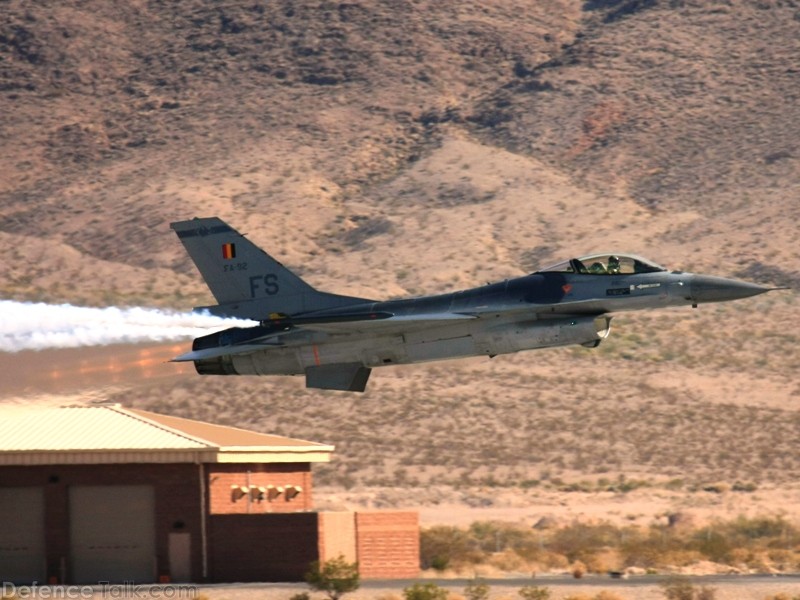 Belgian F-16 Falcon Fighter