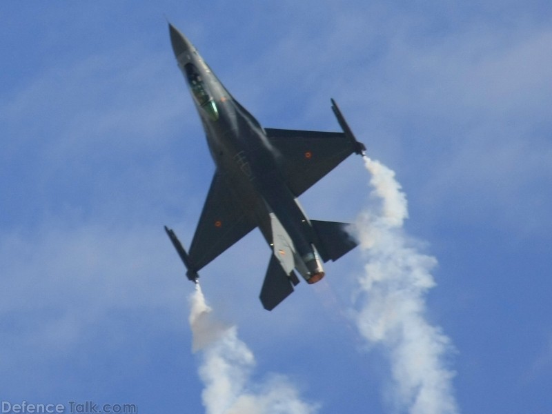 Belgian F-16 Falcon Fighter