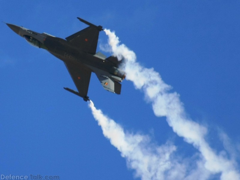 Belgian F-16 Falcon Fighter