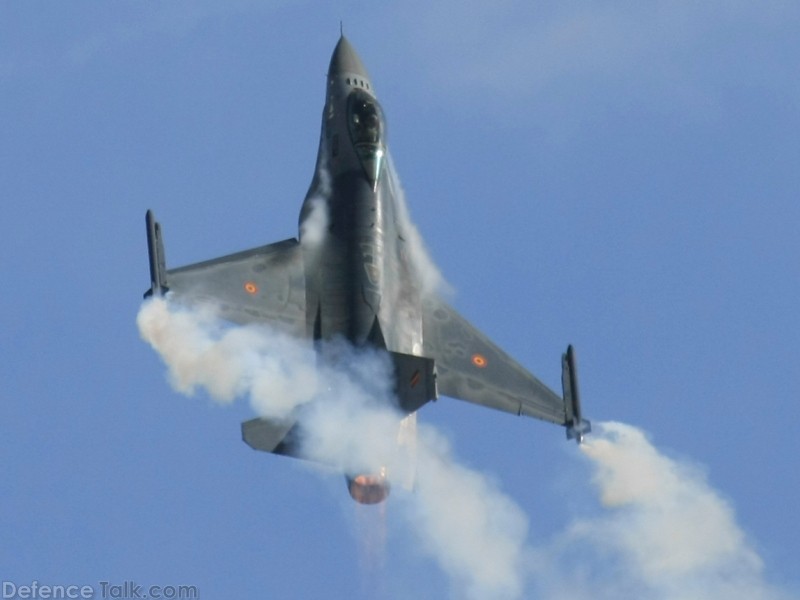 Belgian F-16 Falcon Fighter
