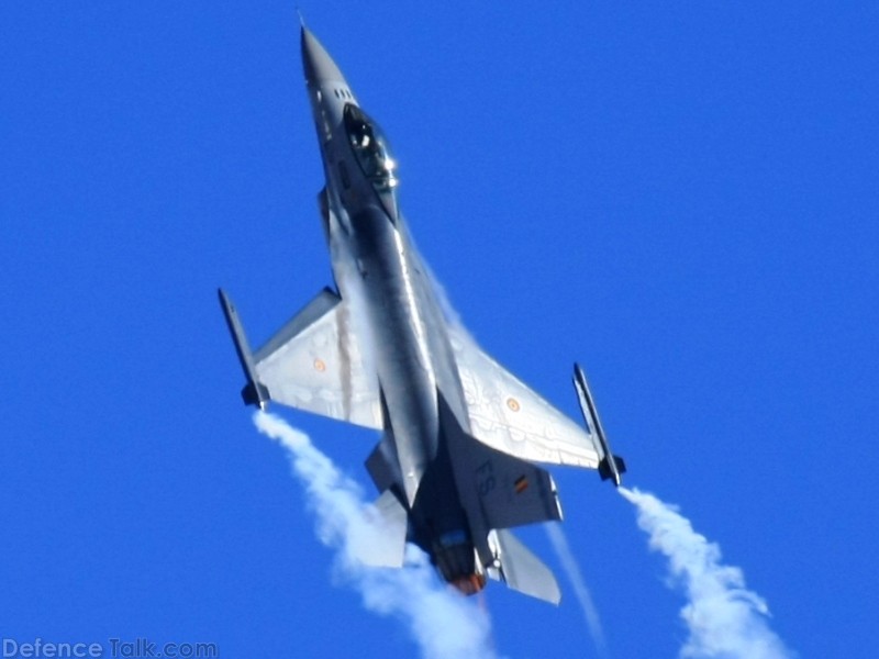 Belgian F-16 Falcon Fighter
