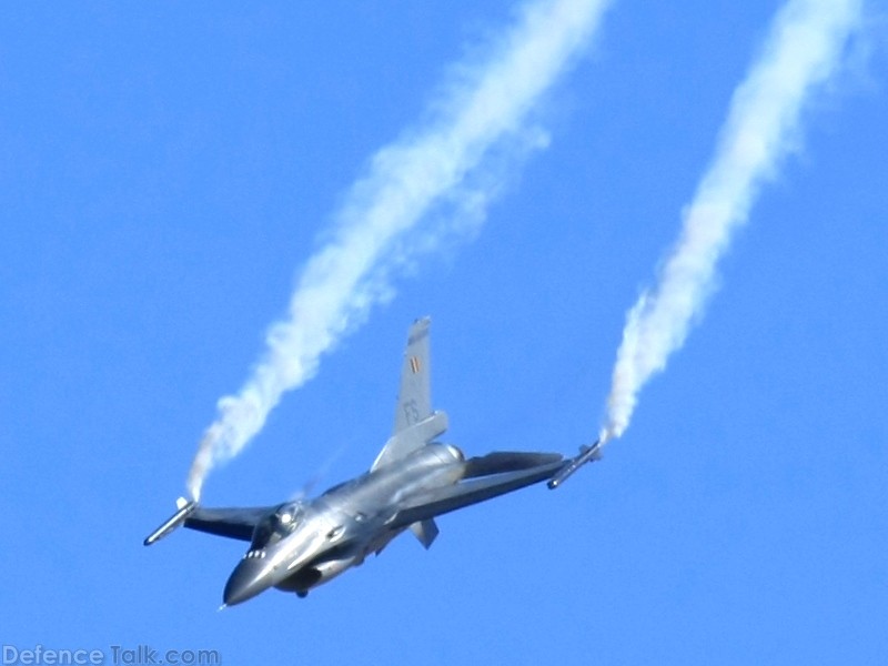 Belgian F-16 Falcon Fighter