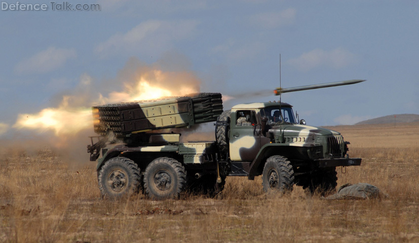 BM-21 Grad Firing