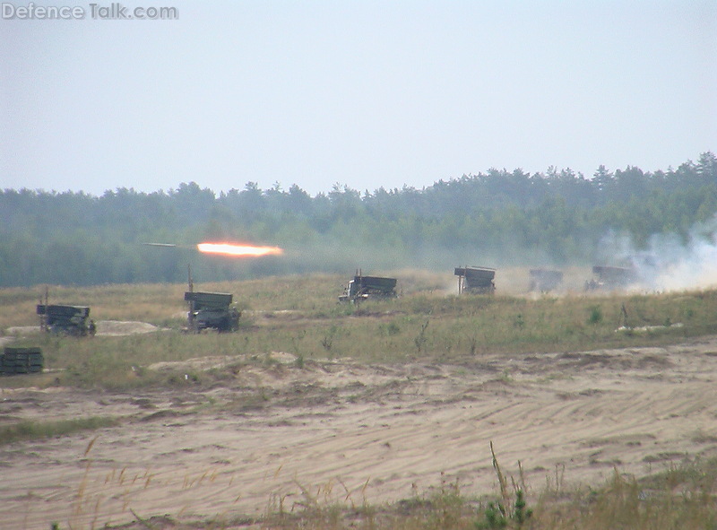 BM-21 Grad firing