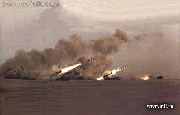 BM-30 Smerch Firing