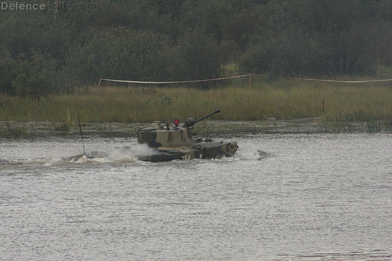 BMD-2 lake crossing