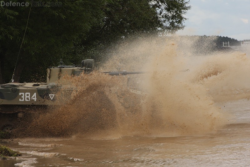 BMD-2 river crossing