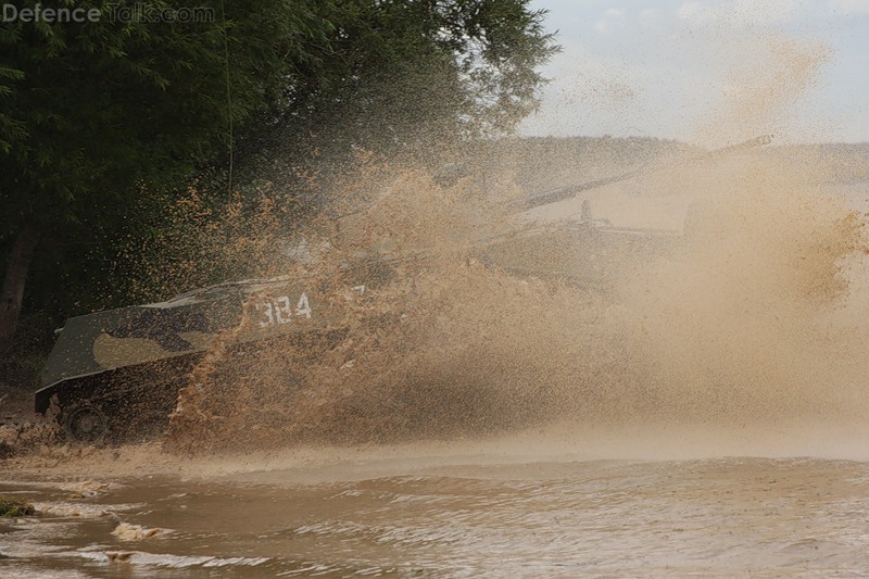 BMD-2 river crossing