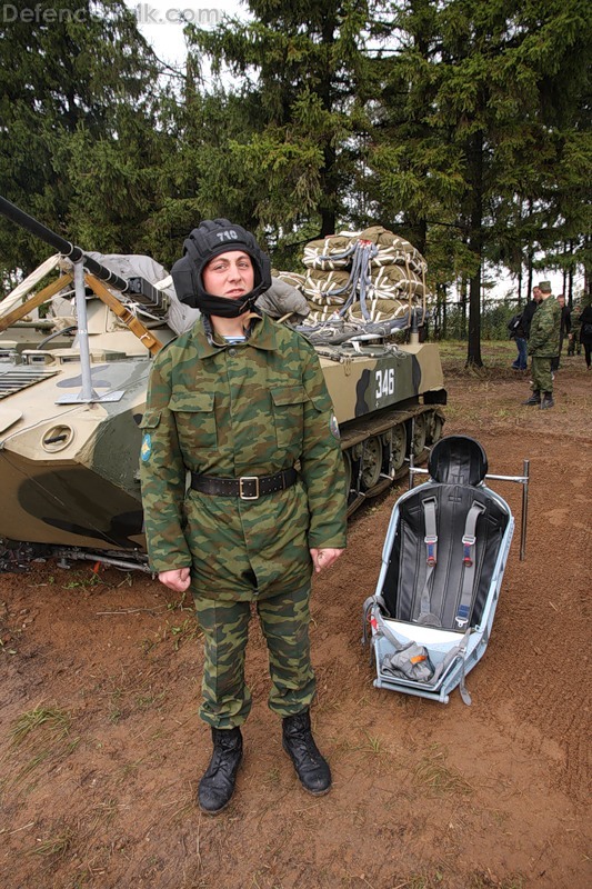 BMD-2 with paradrop gear