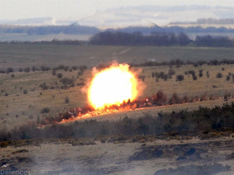 Bomb Shock Wave - British Army Firepower