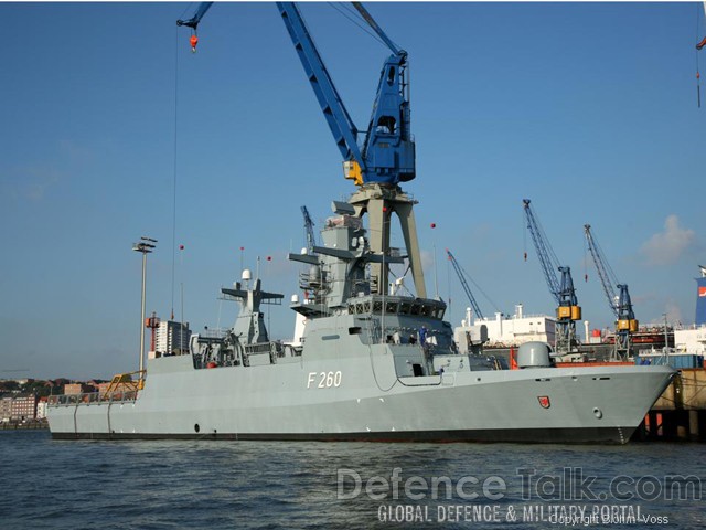 Braunschweig class corvette (K-130), Germany.