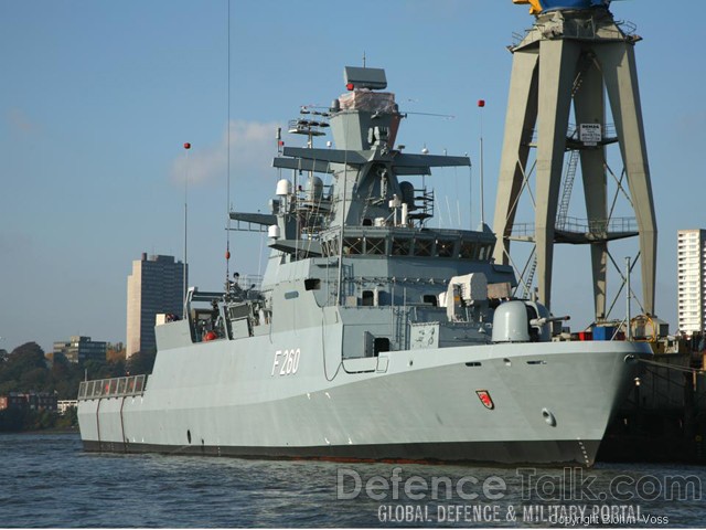 Braunschweig class corvette (K-130), Germany.