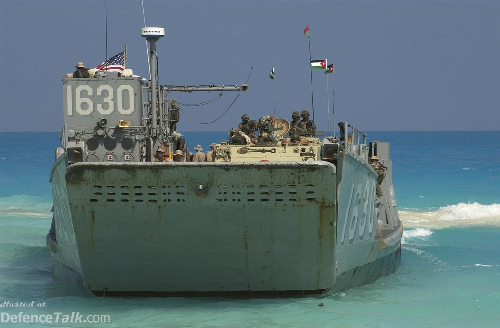 Bright Star Exercise 2005 - Landing Craft Utility (LCU) carrying U.S. Marin