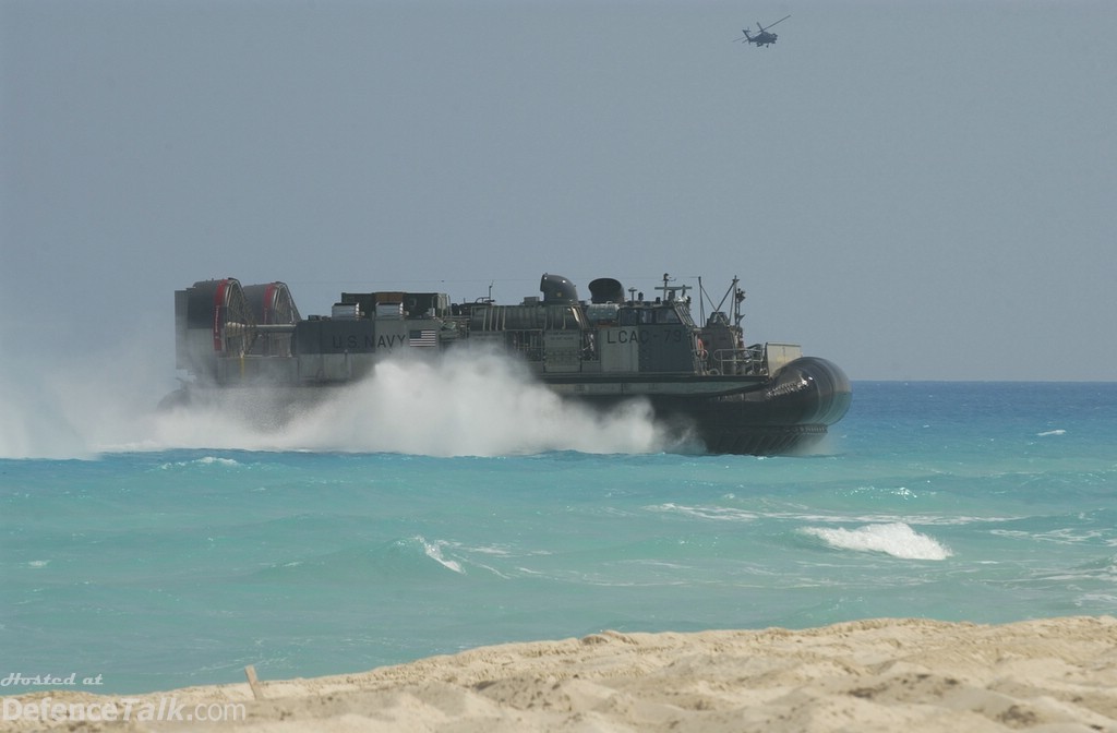 Bright Star Exercise 2005 - Landing Craft Utility (LCU) carrying U.S. Marin