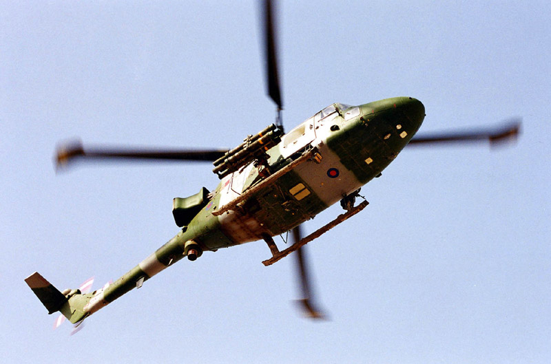 British Lynx Helicopter