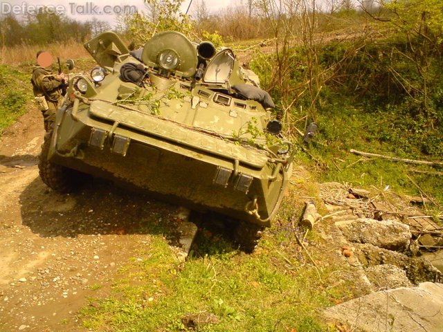 BTR-80 accident