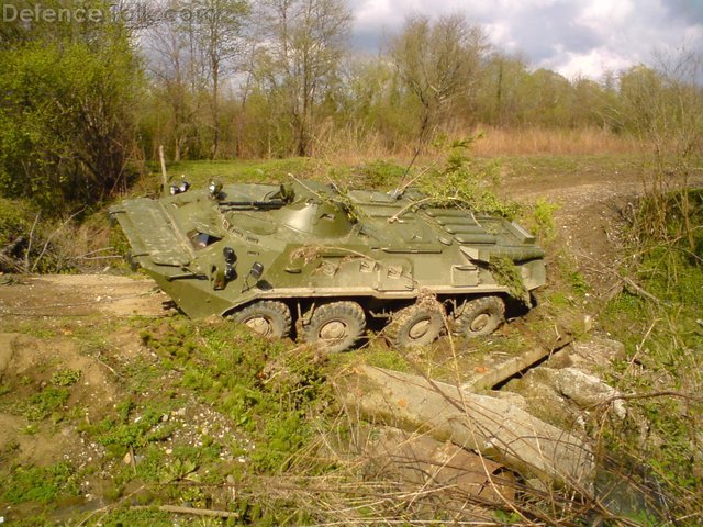 BTR-80 accident