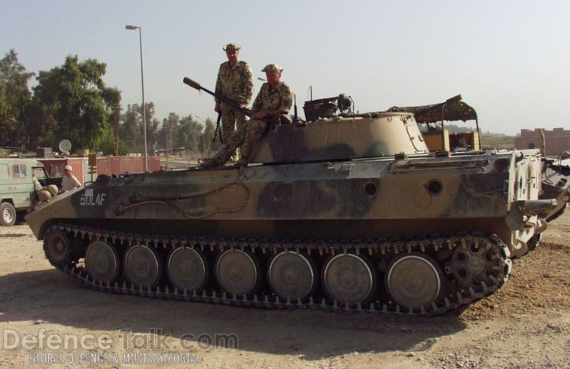 Bulgarian Soldiers on Top of BMP-23