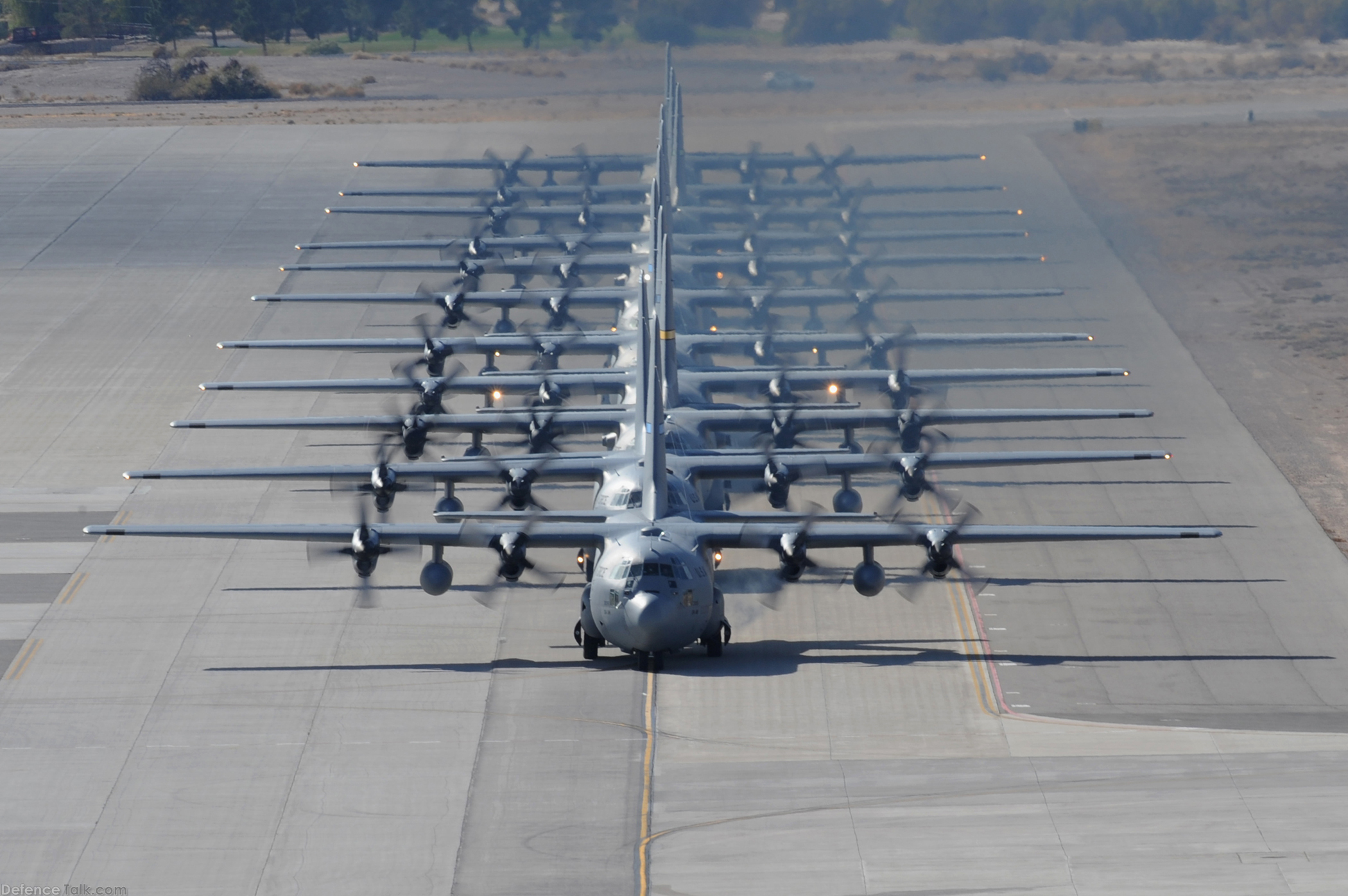 C-130 aircraft - USAF Weapons School Mobility Air Forces Exercise