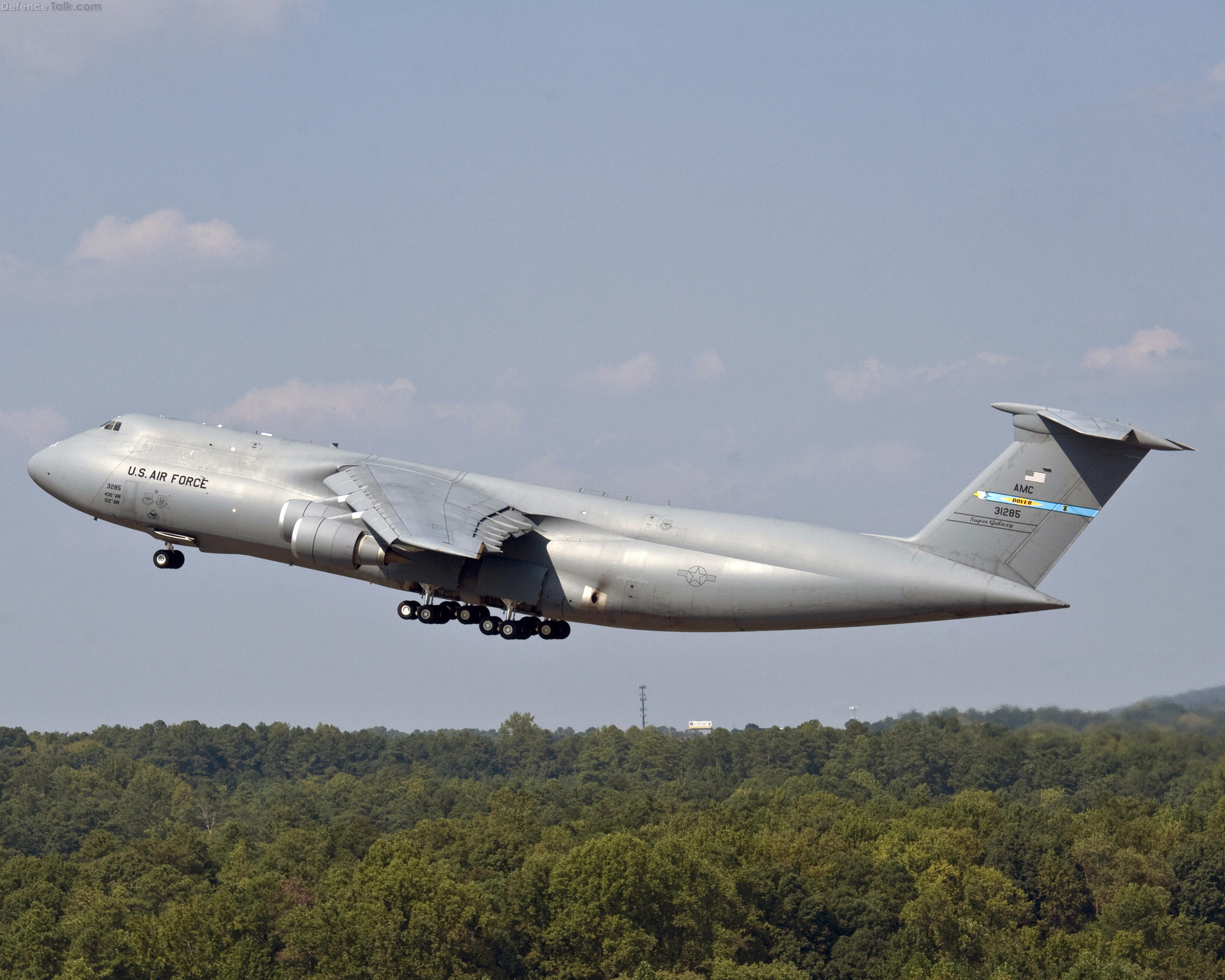 C-5M Super Galaxy - First production Flight