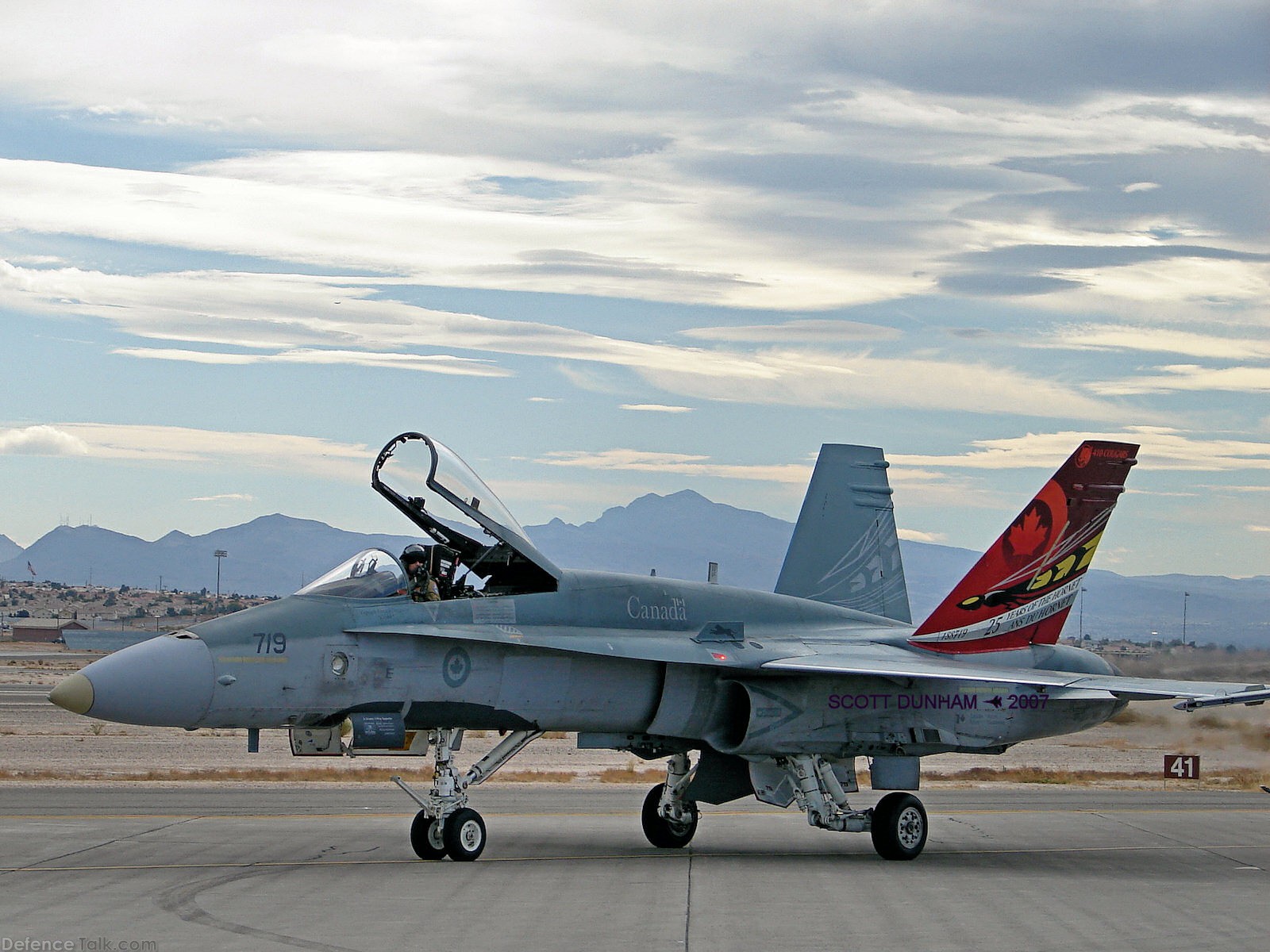 Canadian Air Force CF-18 Hornet Fighter